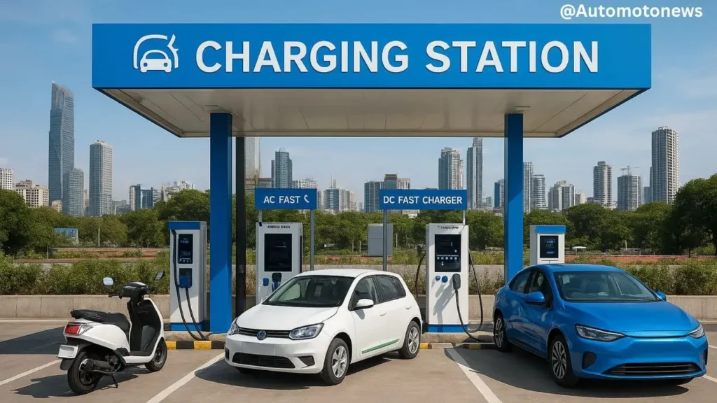 Pune EV charging station 2025 -AC and DC Fast chargers